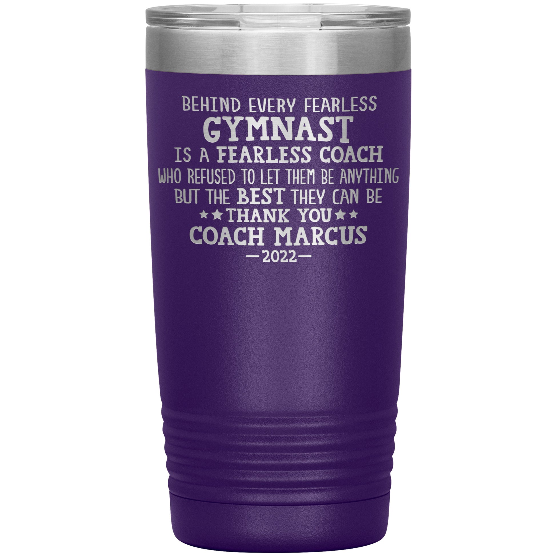 Fearless Gymnastics Coach Tumbler