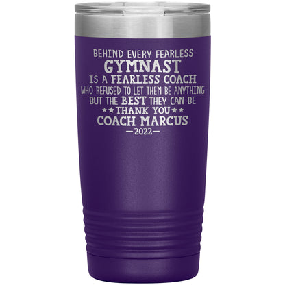 Fearless Gymnastics Coach Tumbler