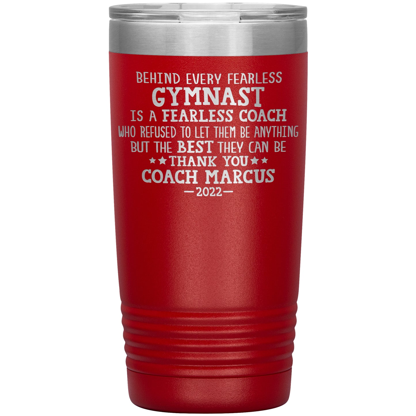 Fearless Gymnastics Coach Tumbler