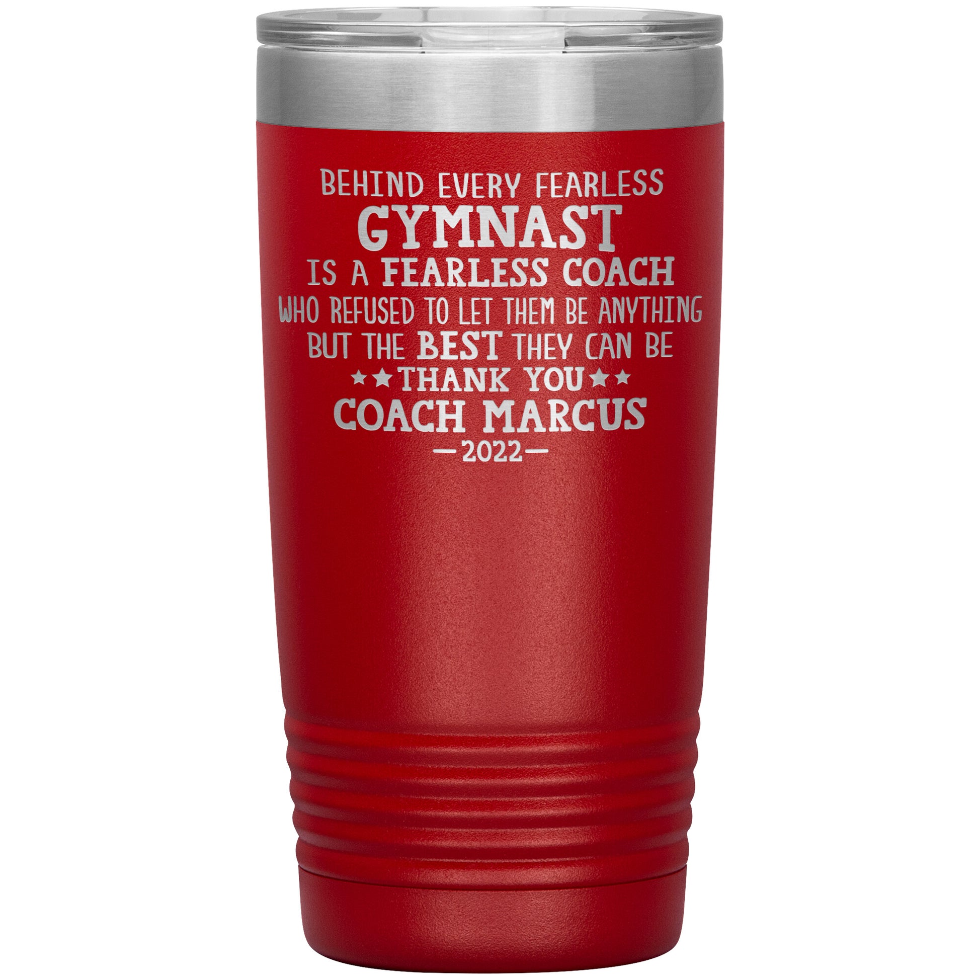 Fearless Gymnastics Coach Tumbler