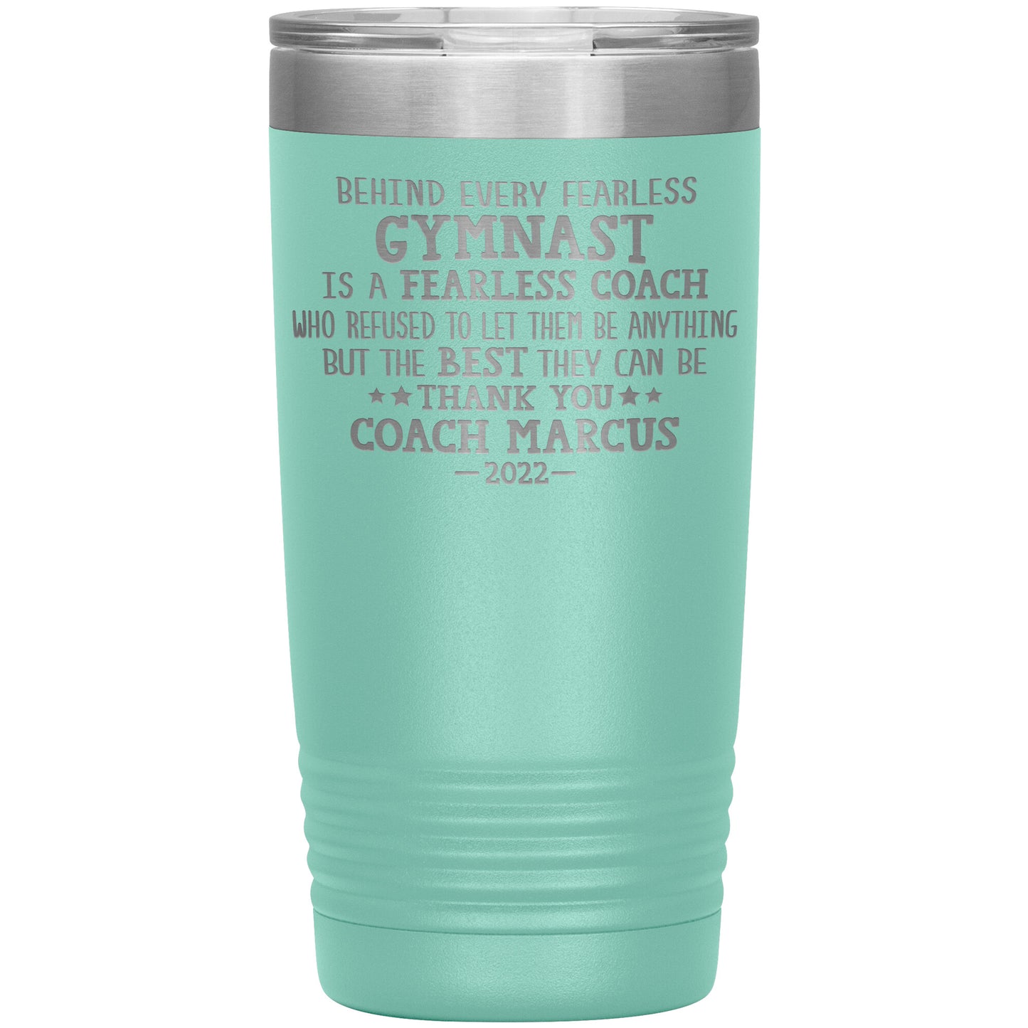 Fearless Gymnastics Coach Tumbler