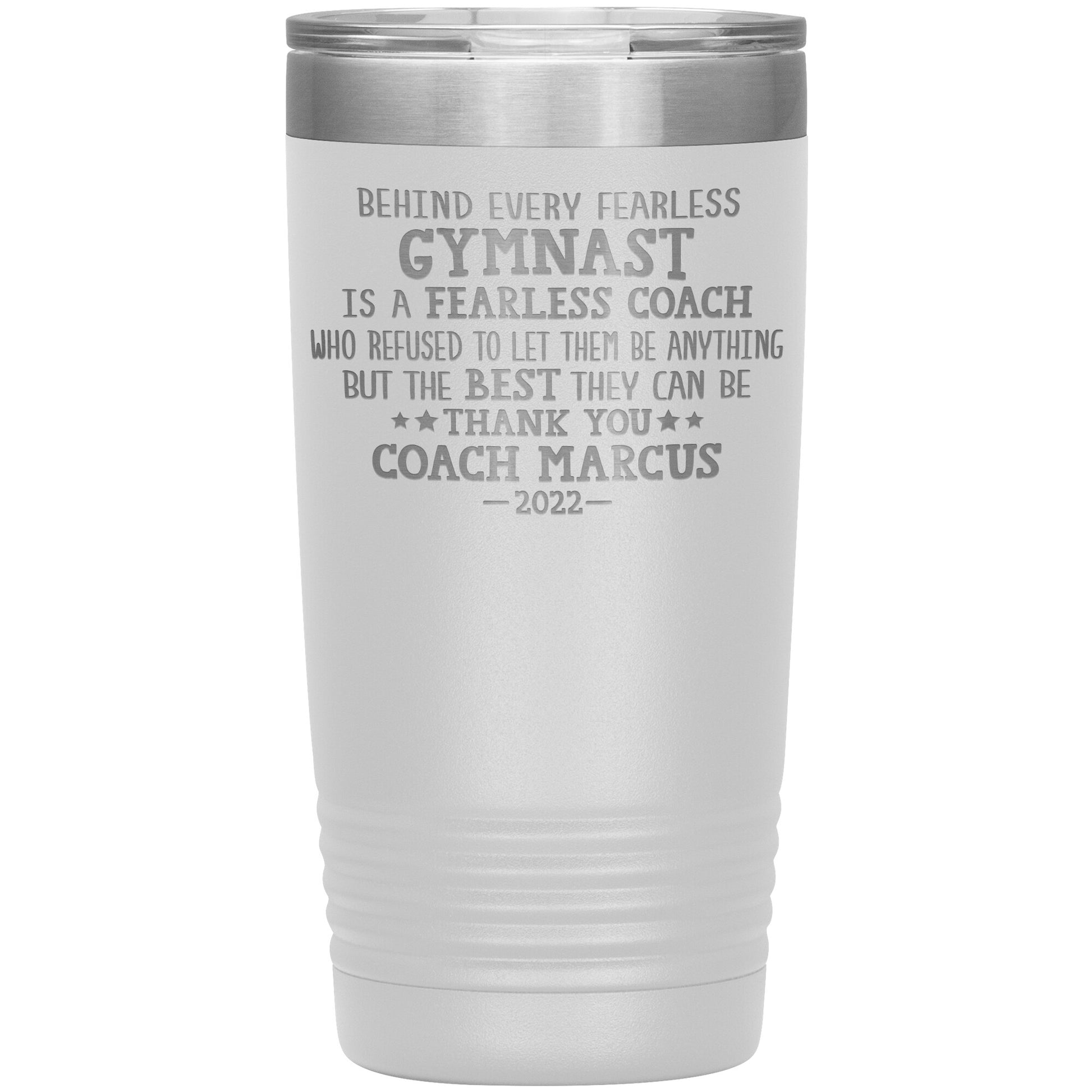 Fearless Gymnastics Coach Tumbler