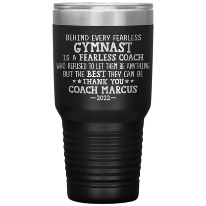Fearless Gymnastics Coach Tumbler