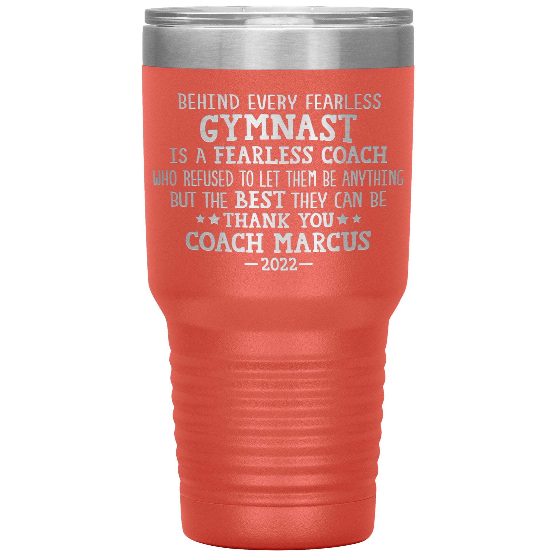 Fearless Gymnastics Coach Tumbler