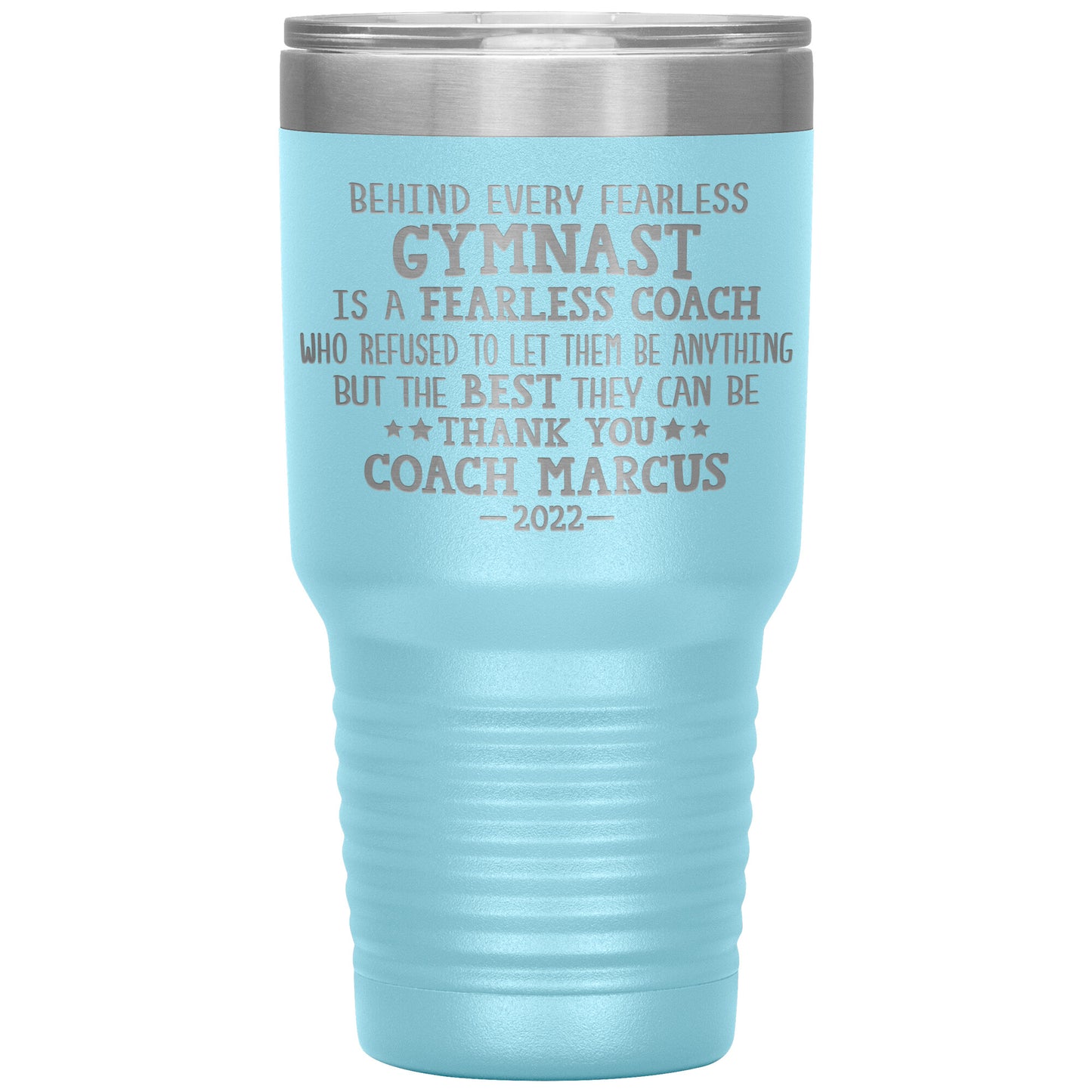 Fearless Gymnastics Coach Tumbler
