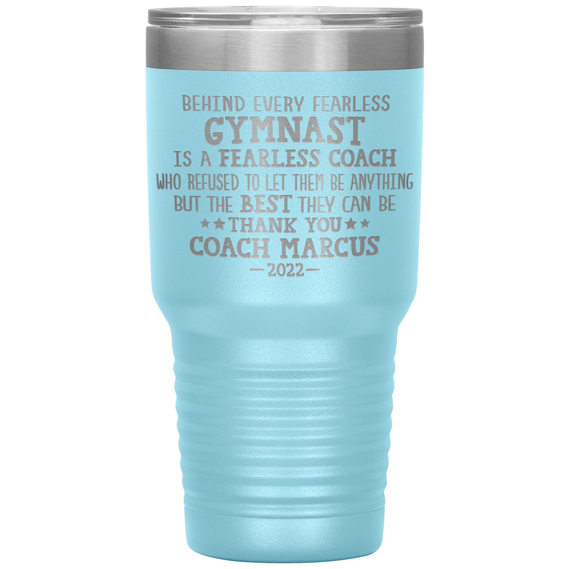 Fearless Gymnastics Coach Tumbler