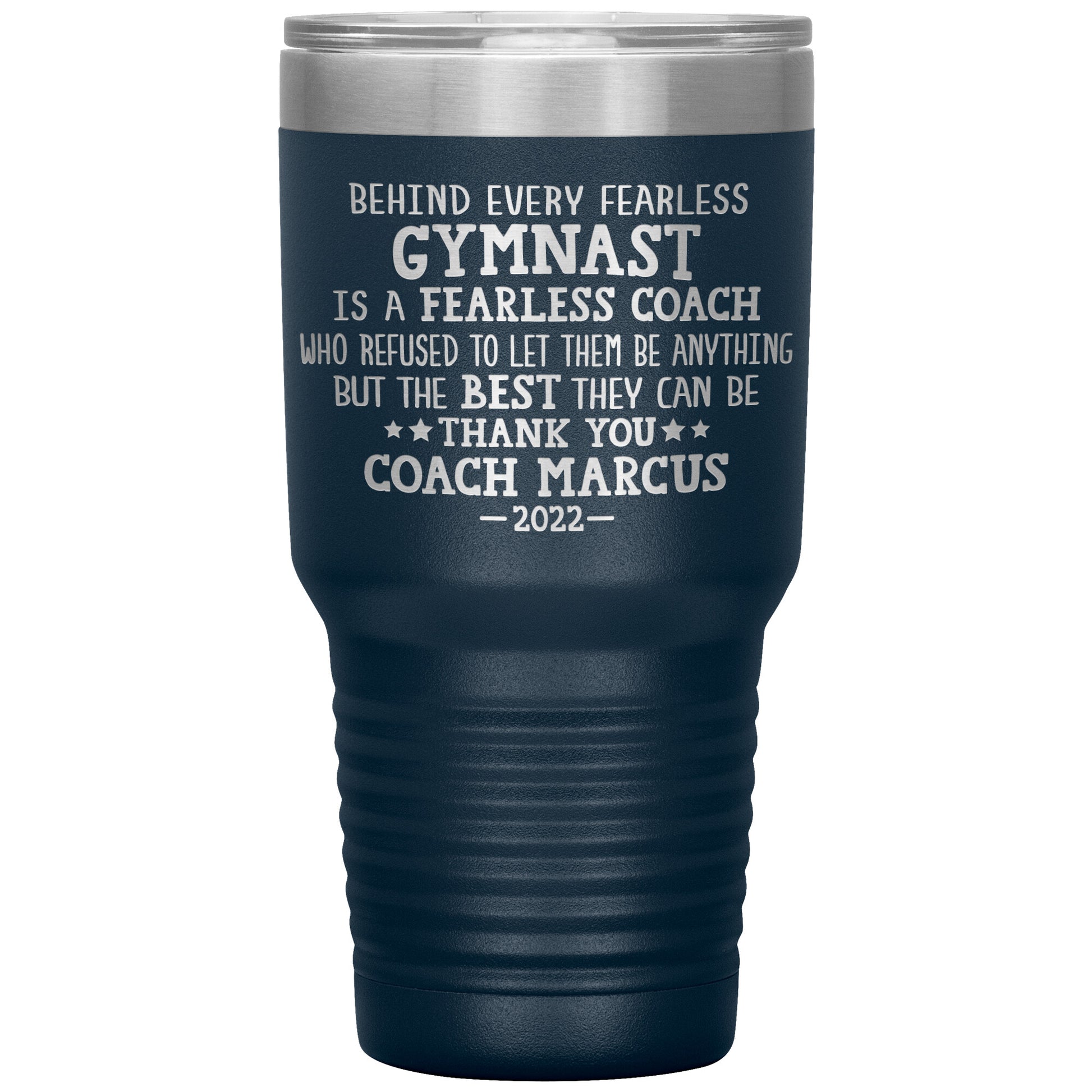 Fearless Gymnastics Coach Tumbler