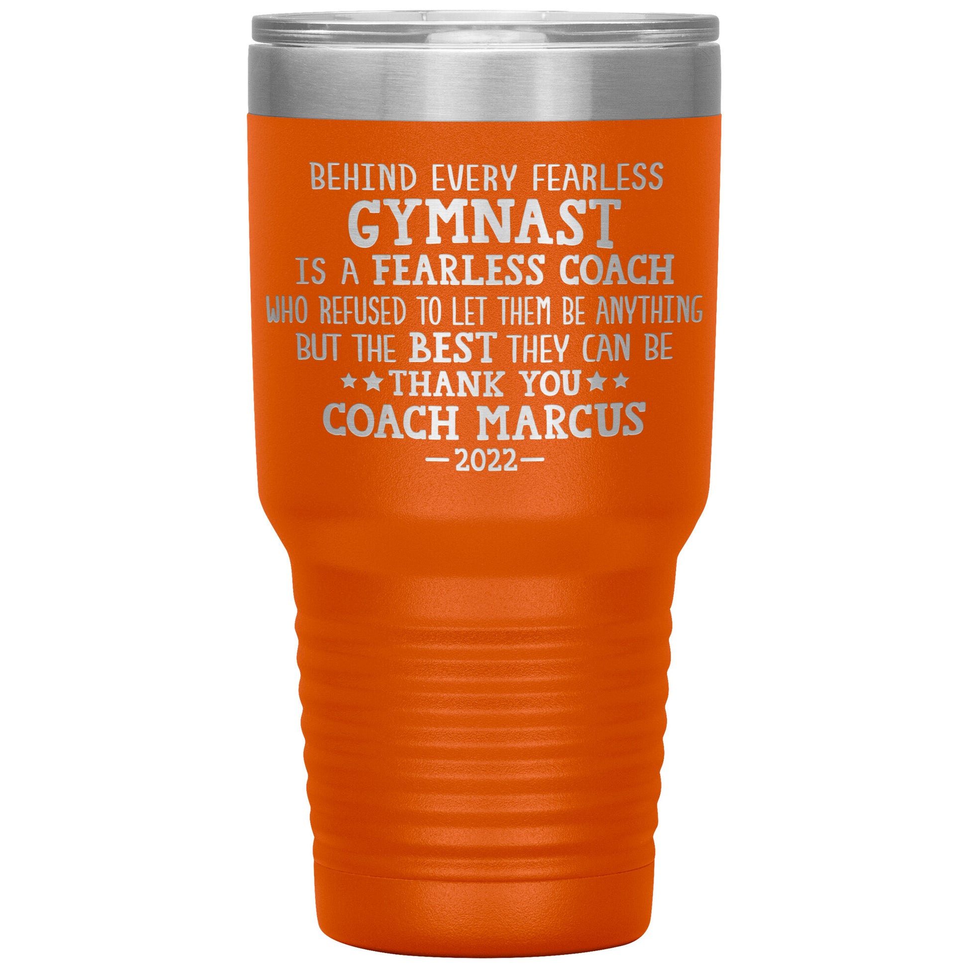 Fearless Gymnastics Coach Tumbler