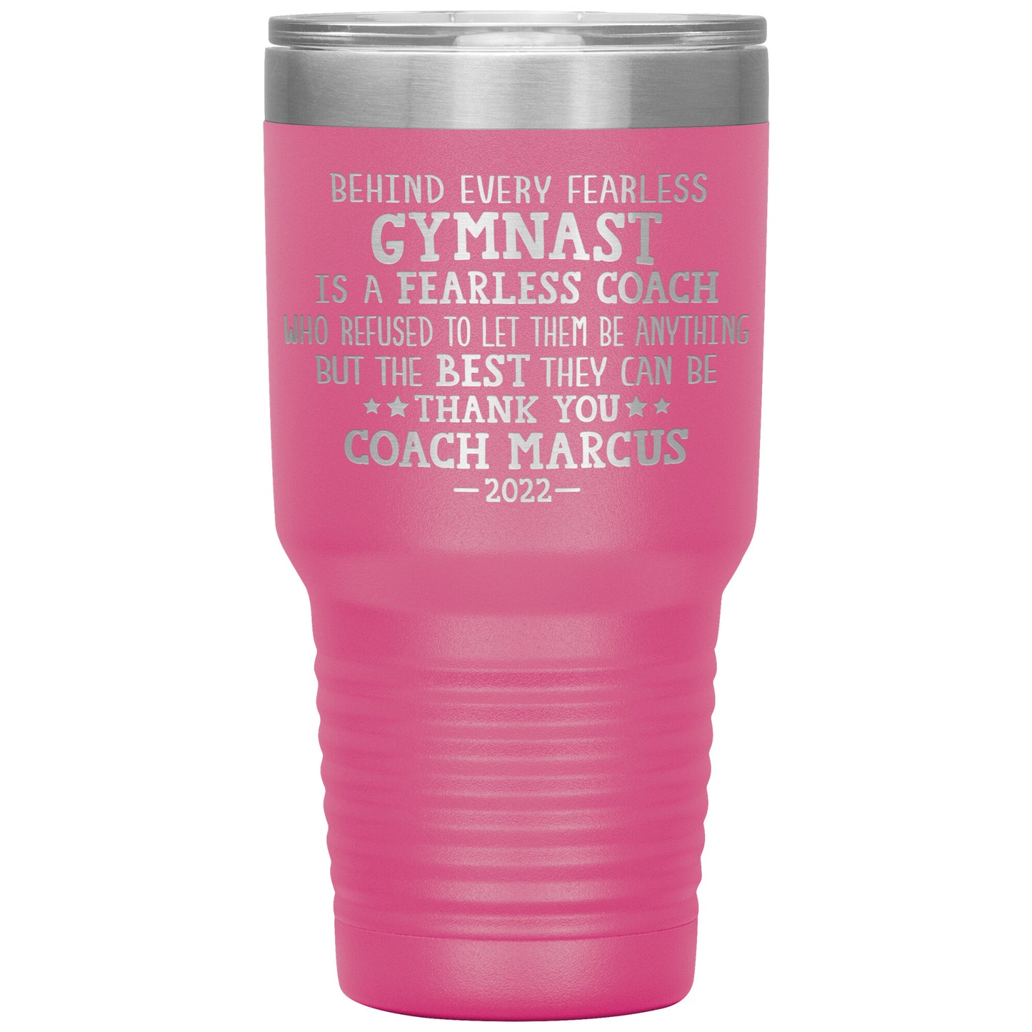 Fearless Gymnastics Coach Tumbler