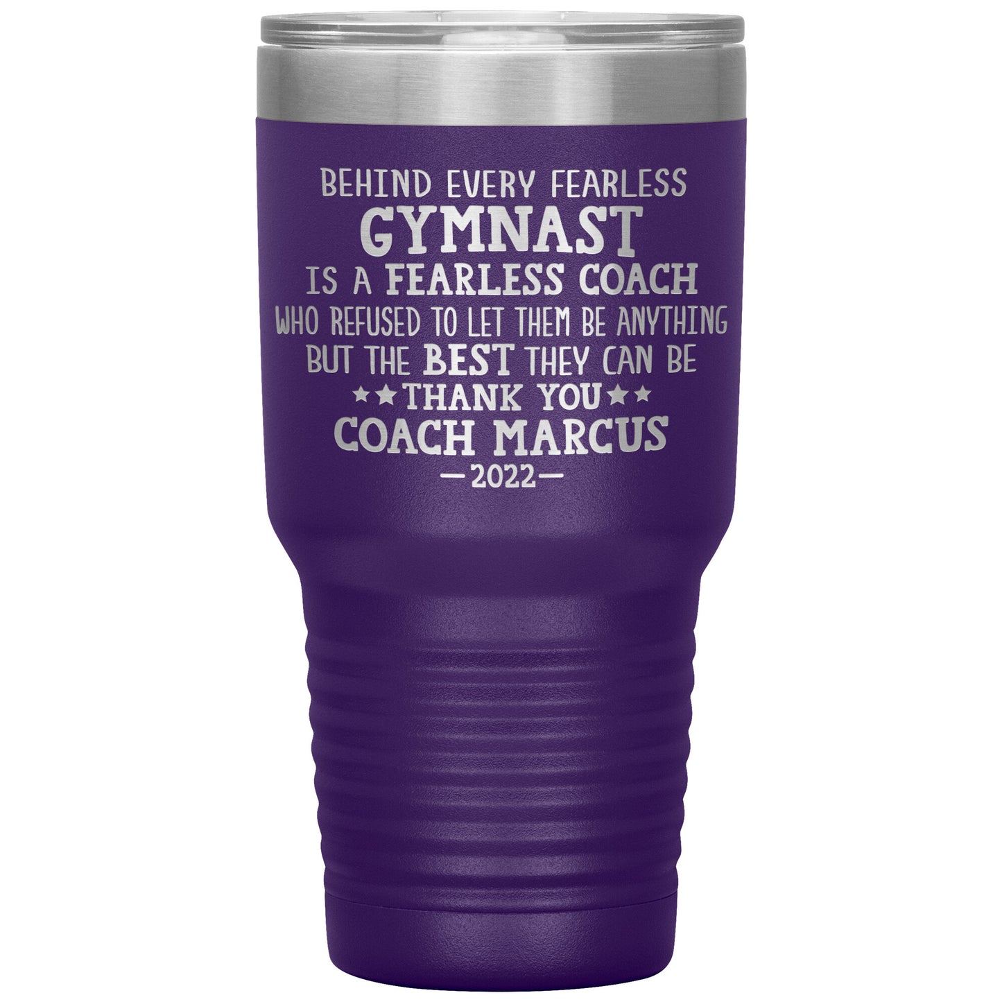 Fearless Gymnastics Coach Tumbler