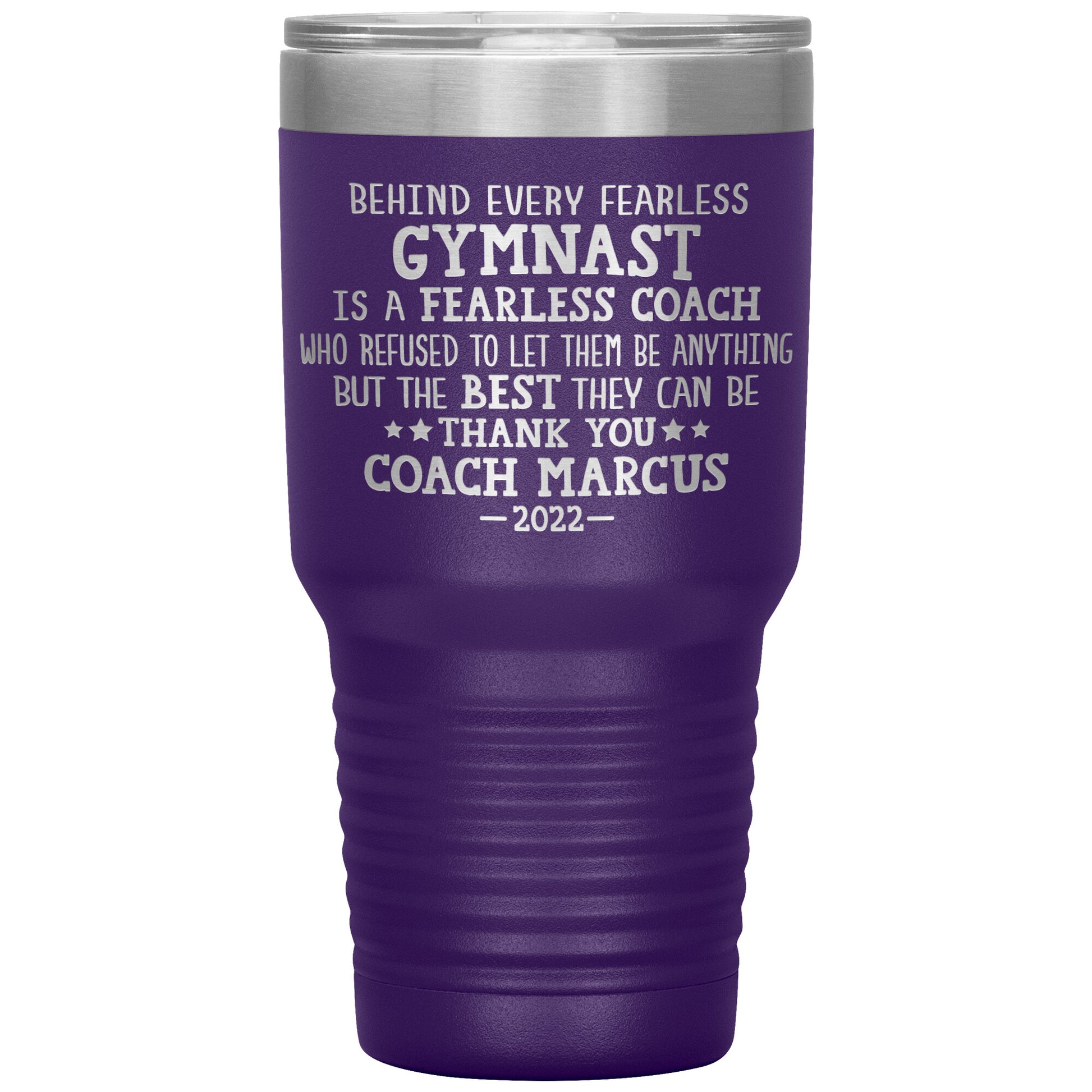 Fearless Gymnastics Coach Tumbler