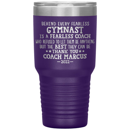 Fearless Gymnastics Coach Tumbler