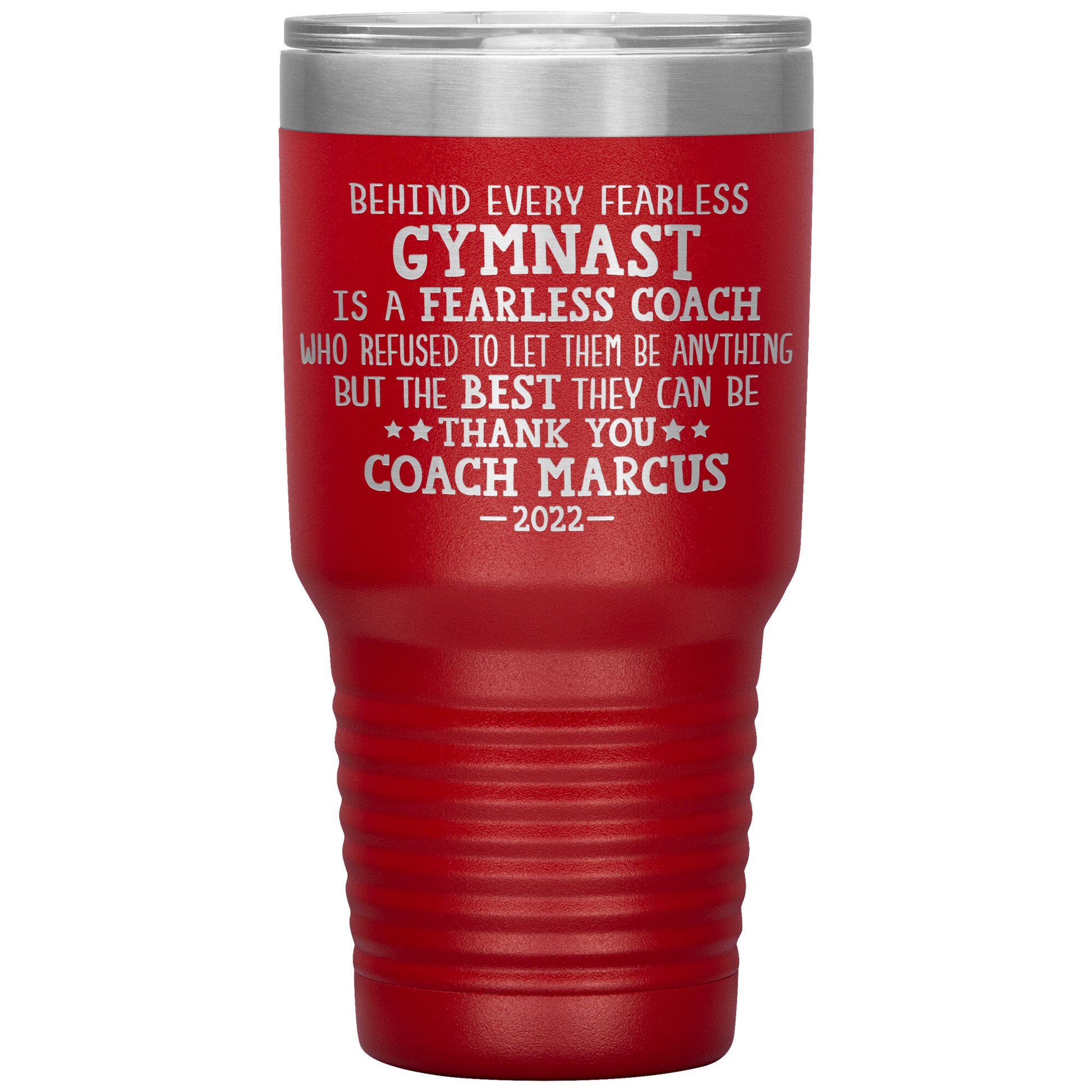 Fearless Gymnastics Coach Tumbler