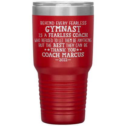 Fearless Gymnastics Coach Tumbler