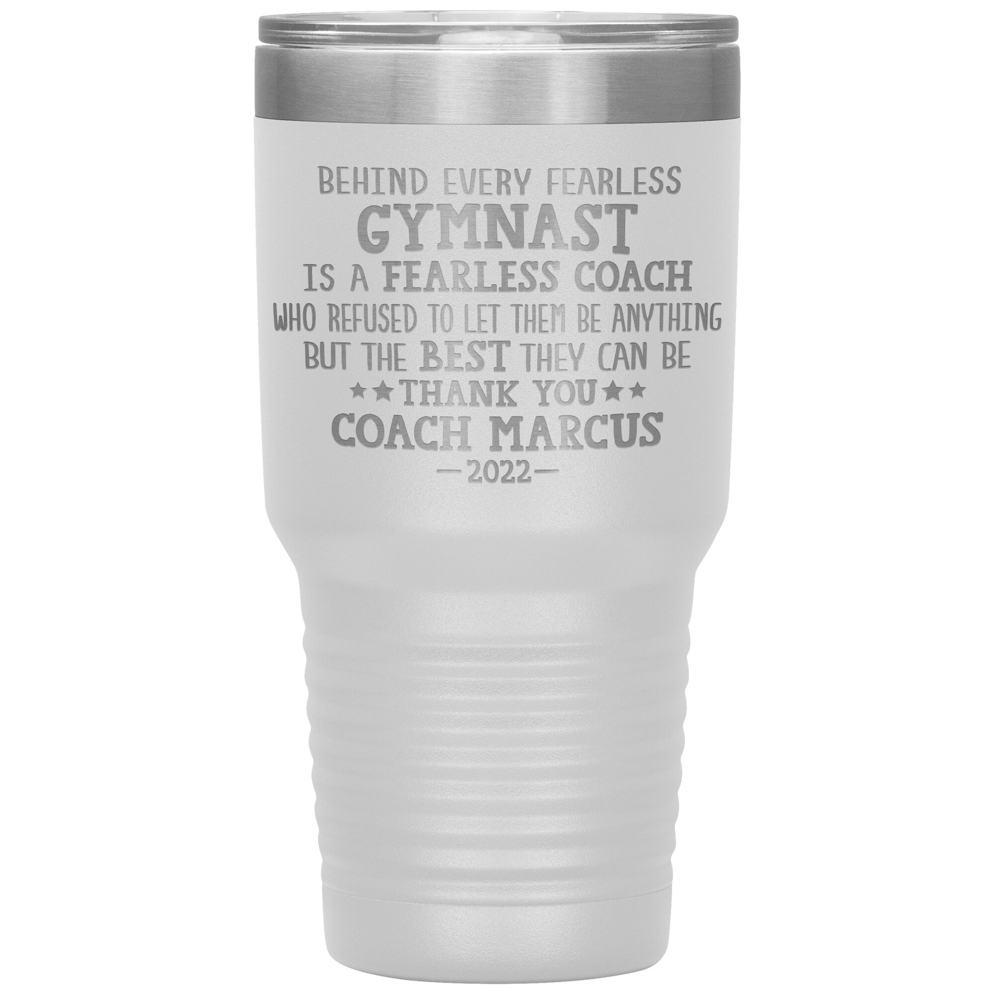 Fearless Gymnastics Coach Tumbler