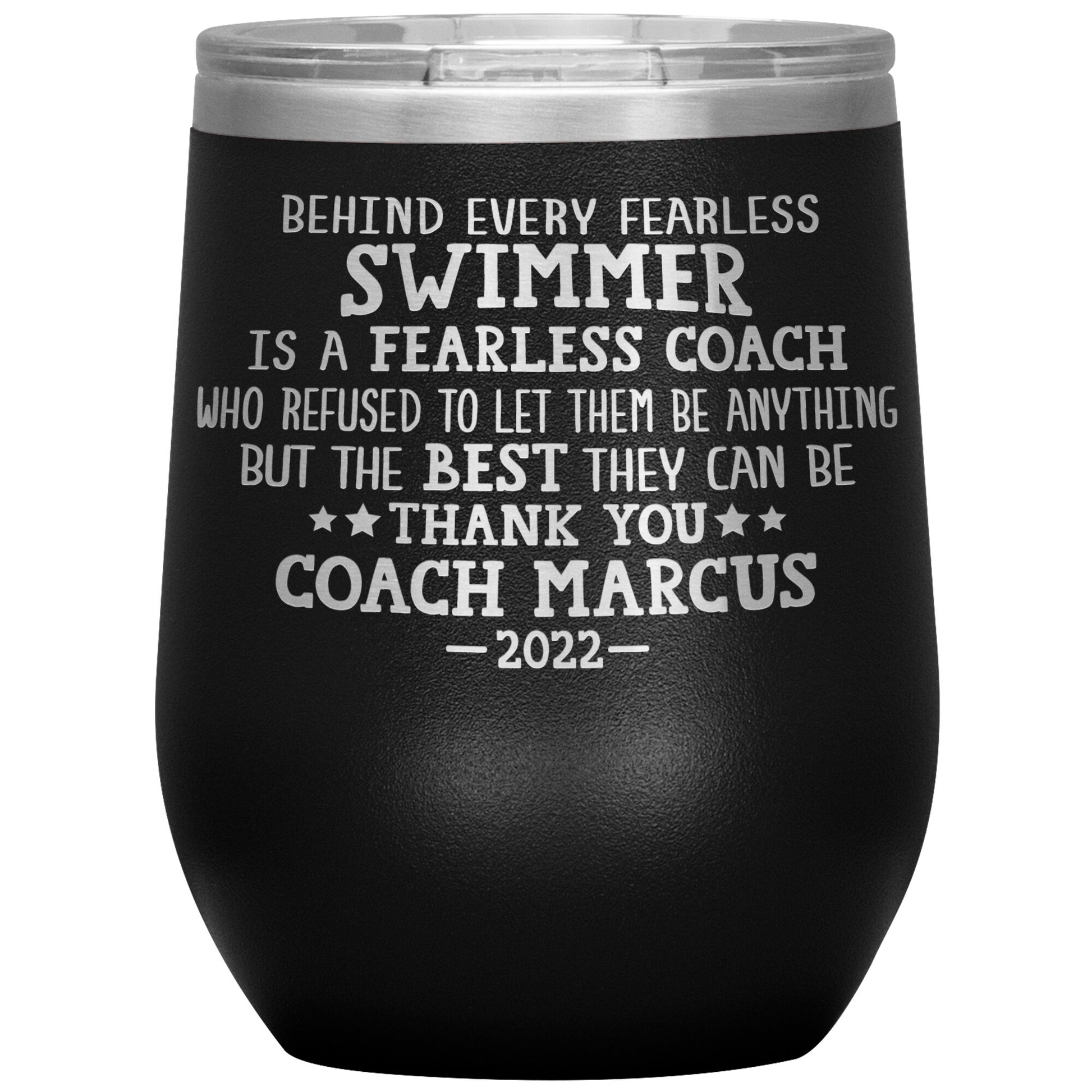 Fearless Swimming Coach Tumbler