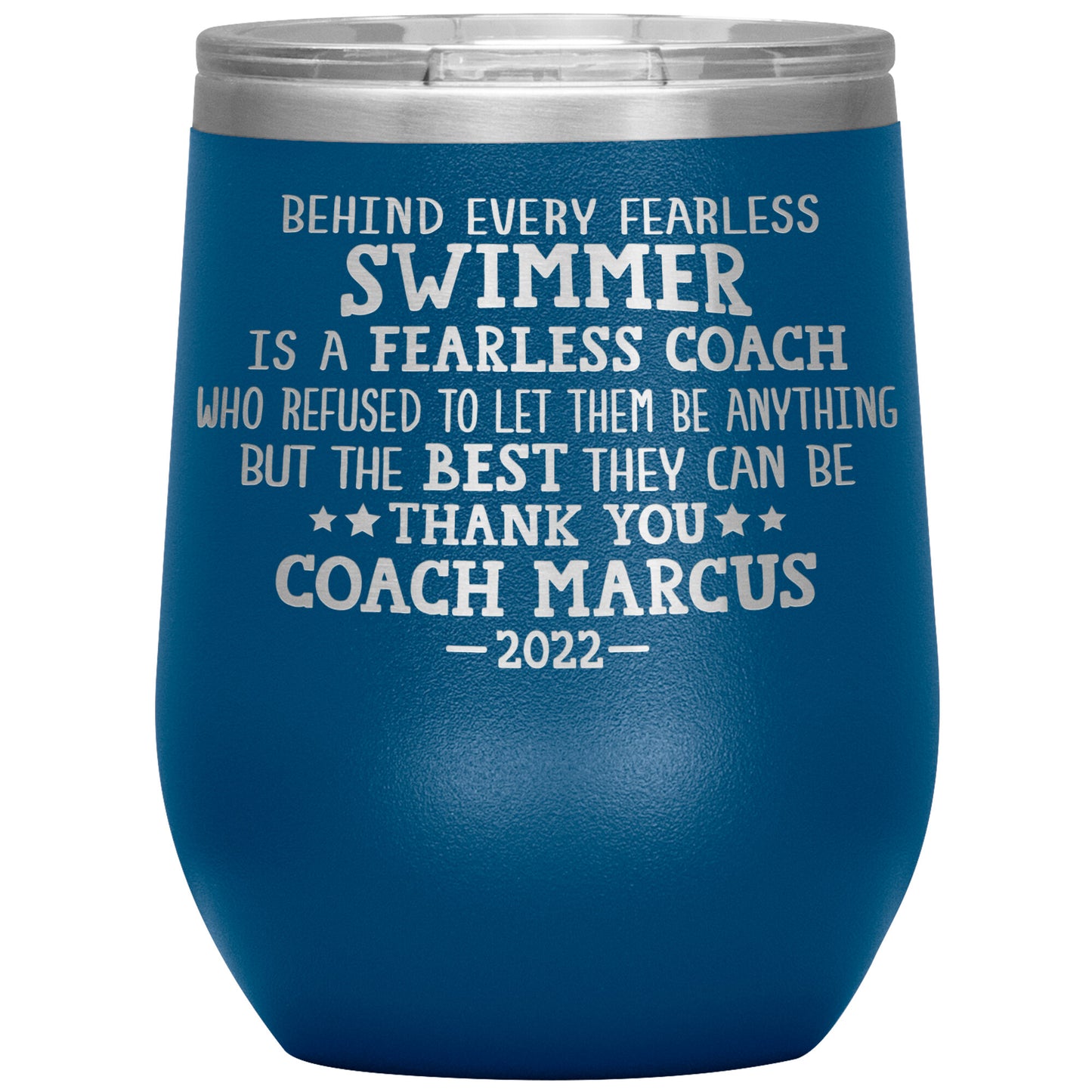 Fearless Swimming Coach Tumbler