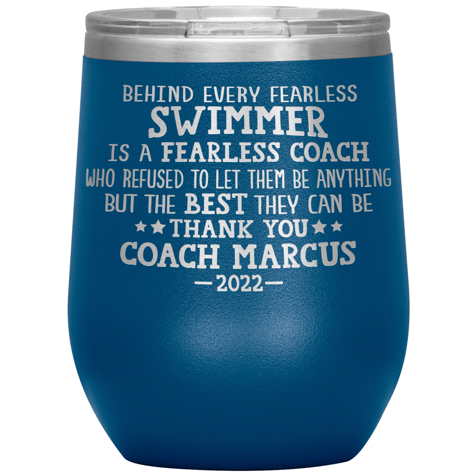 Fearless Swimming Coach Tumbler