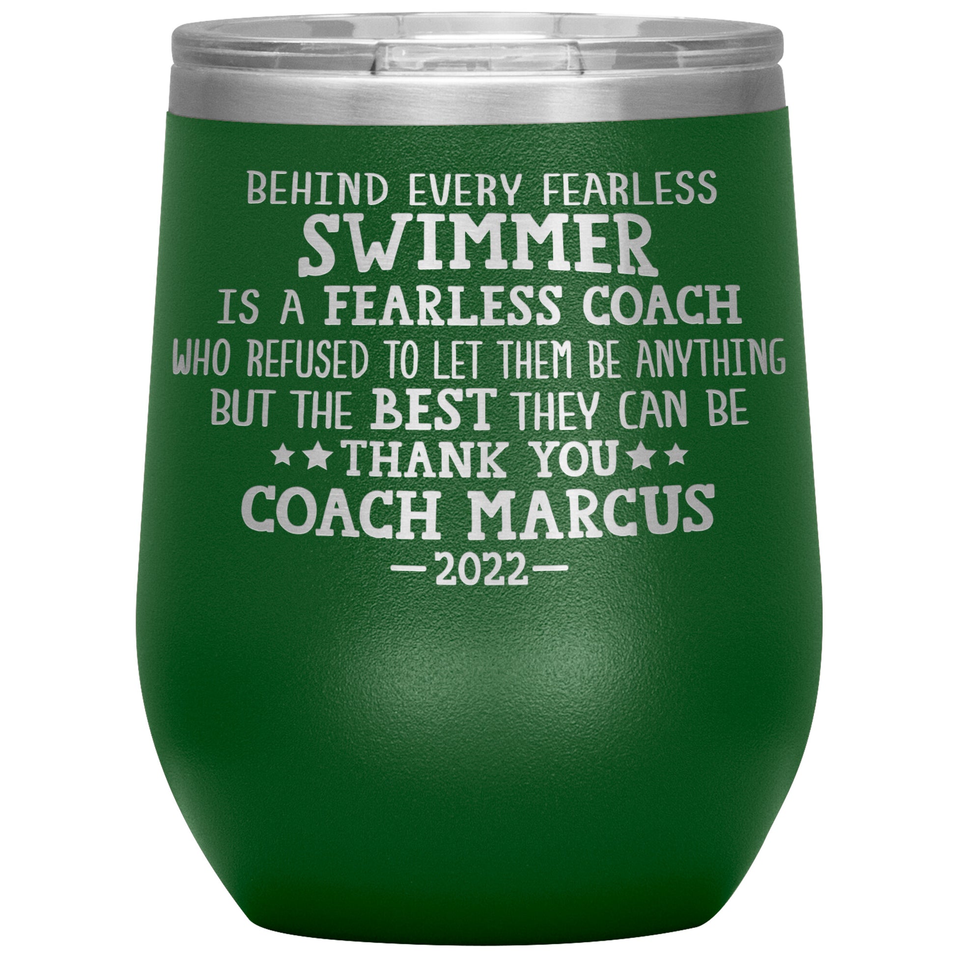 Fearless Swimming Coach Tumbler