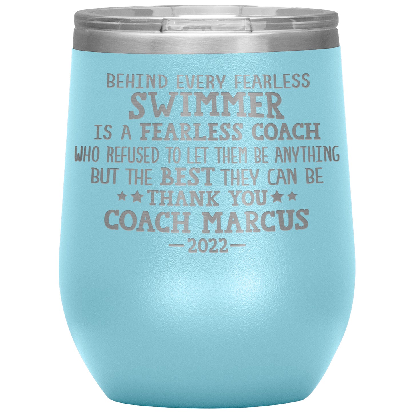Fearless Swimming Coach Tumbler