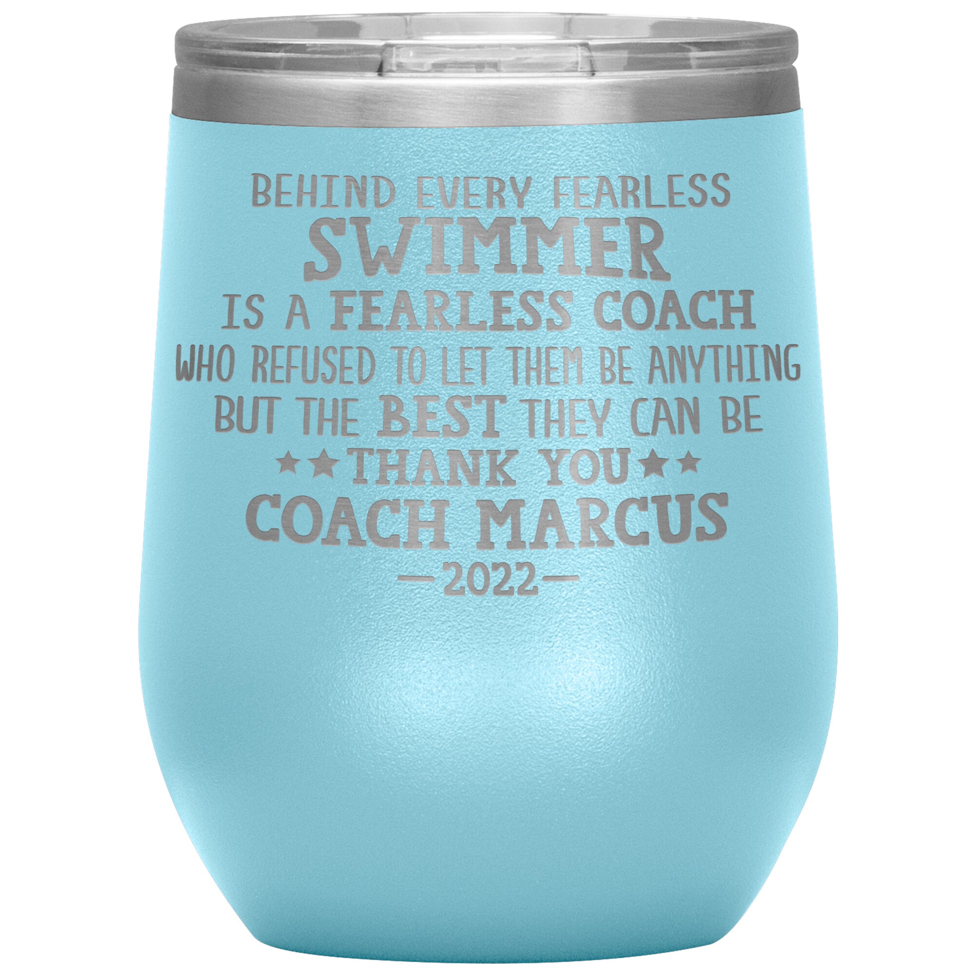 Fearless Swimming Coach Tumbler