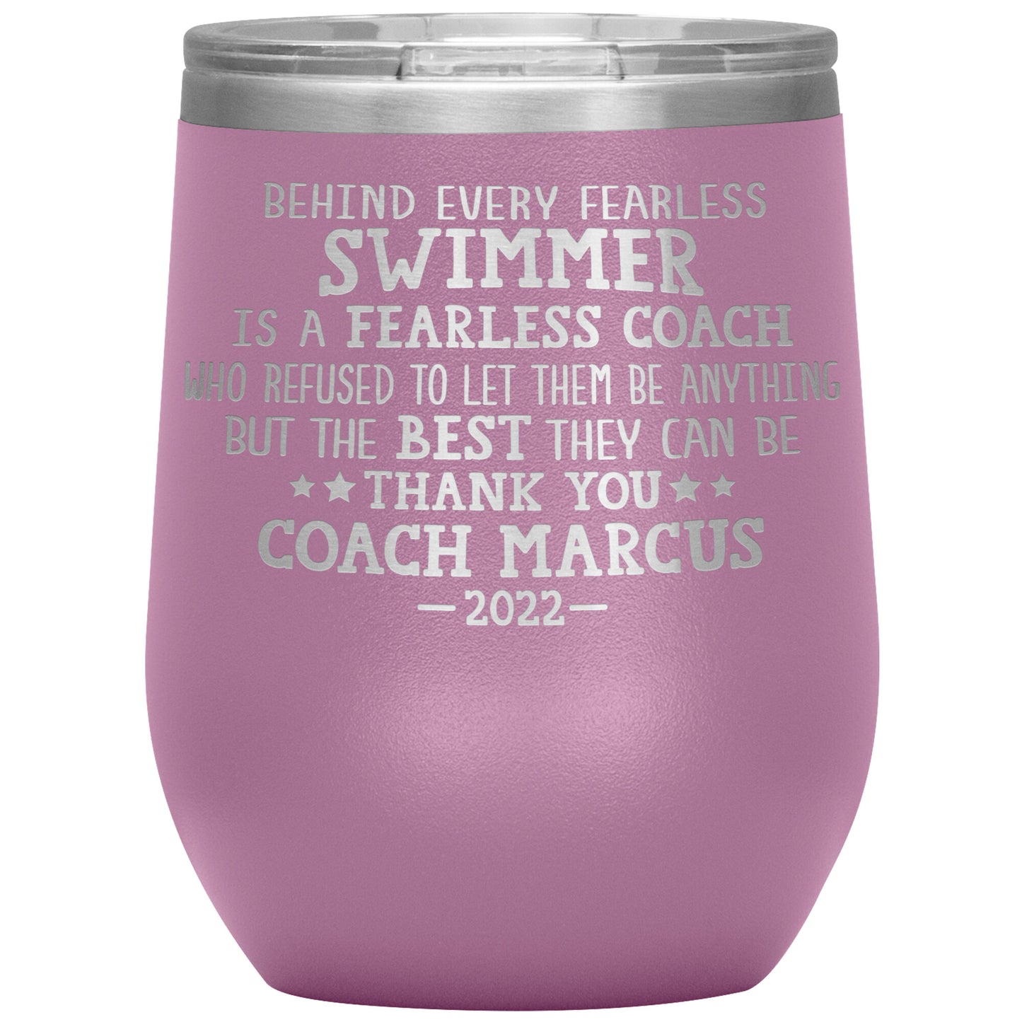 Fearless Swimming Coach Tumbler