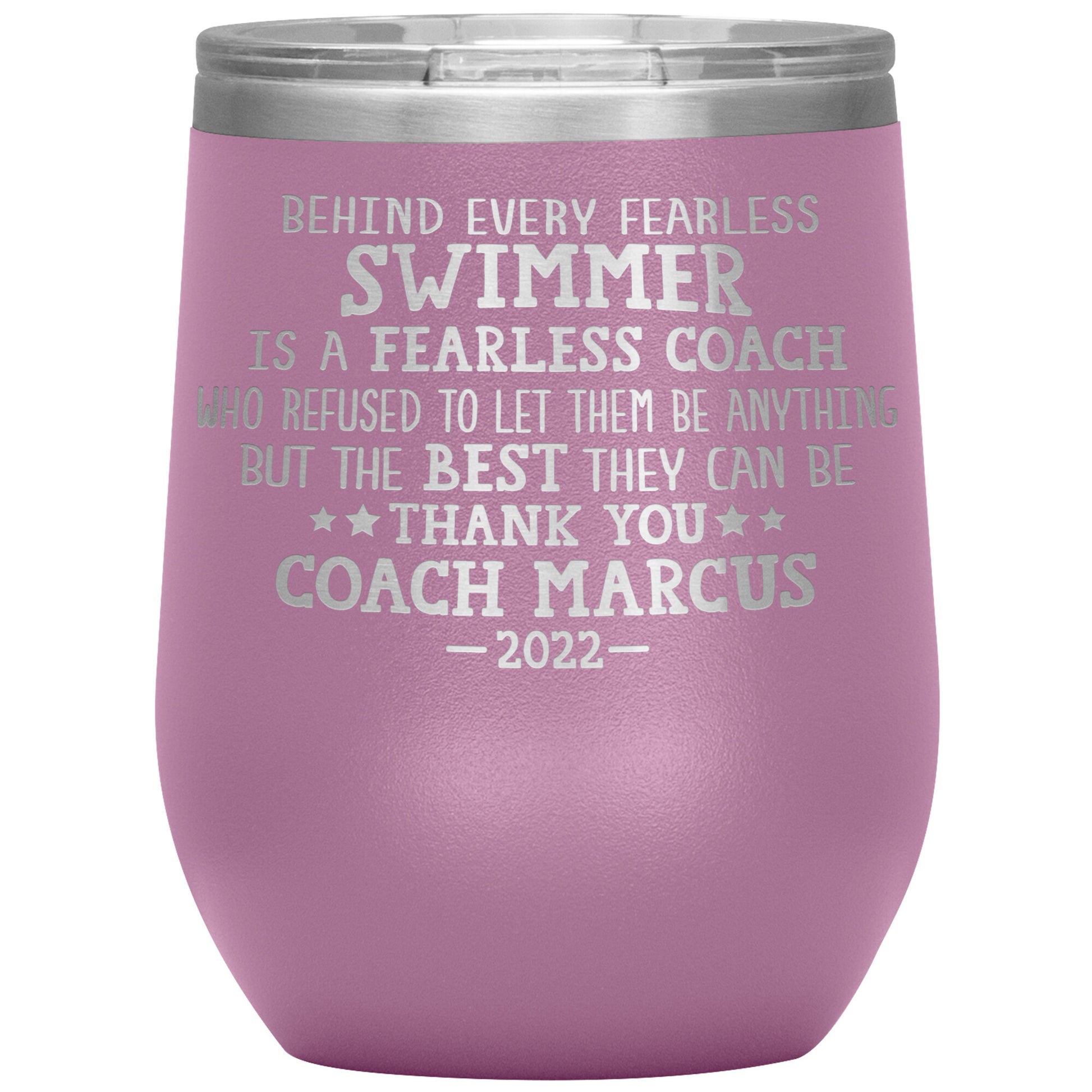 Fearless Swimming Coach Tumbler