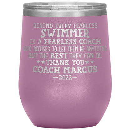 Fearless Swimming Coach Tumbler