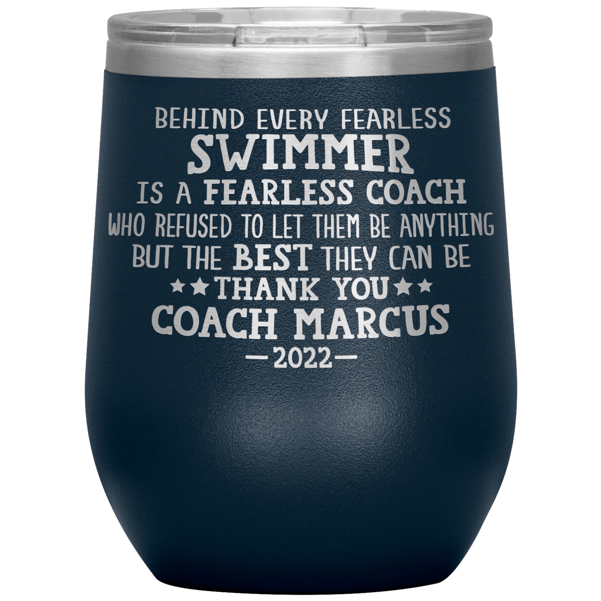 Fearless Swimming Coach Tumbler