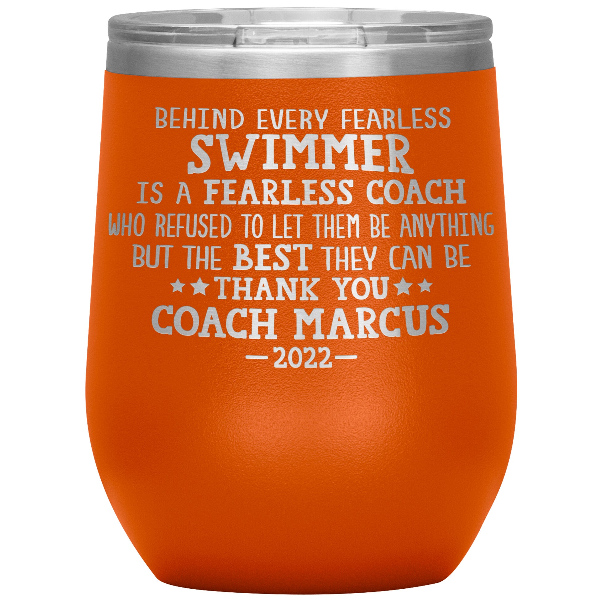 Fearless Swimming Coach Tumbler