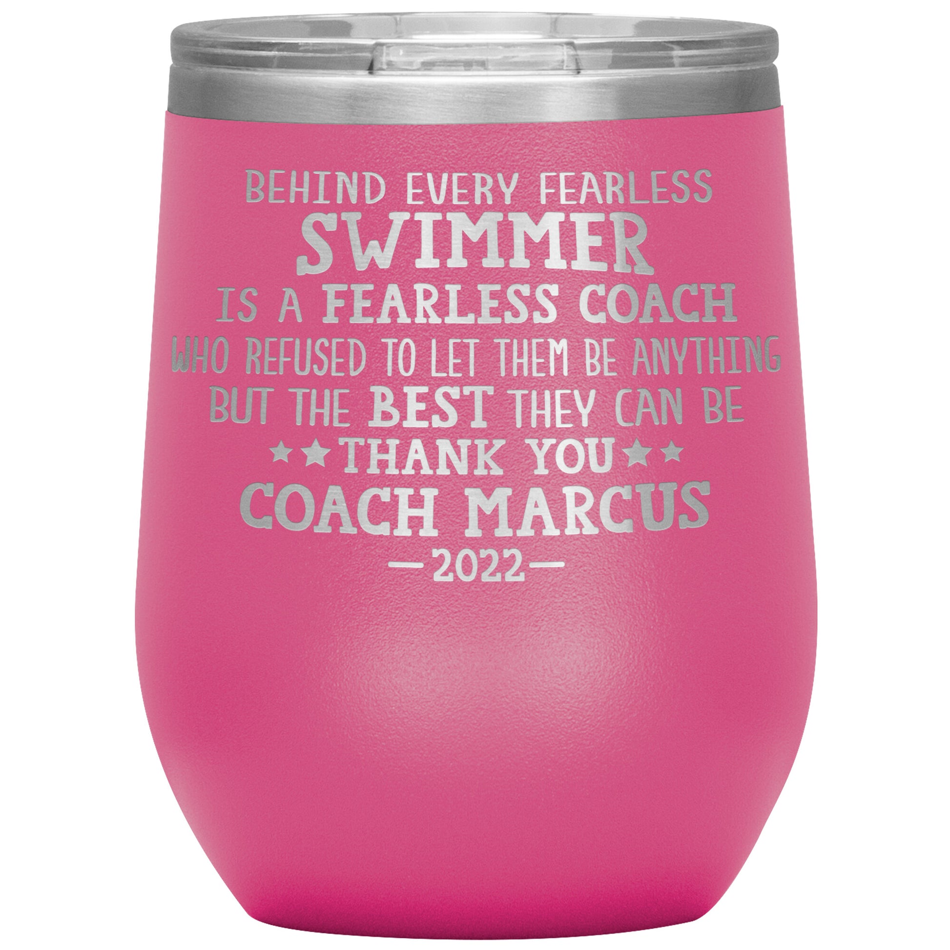 Fearless Swimming Coach Tumbler