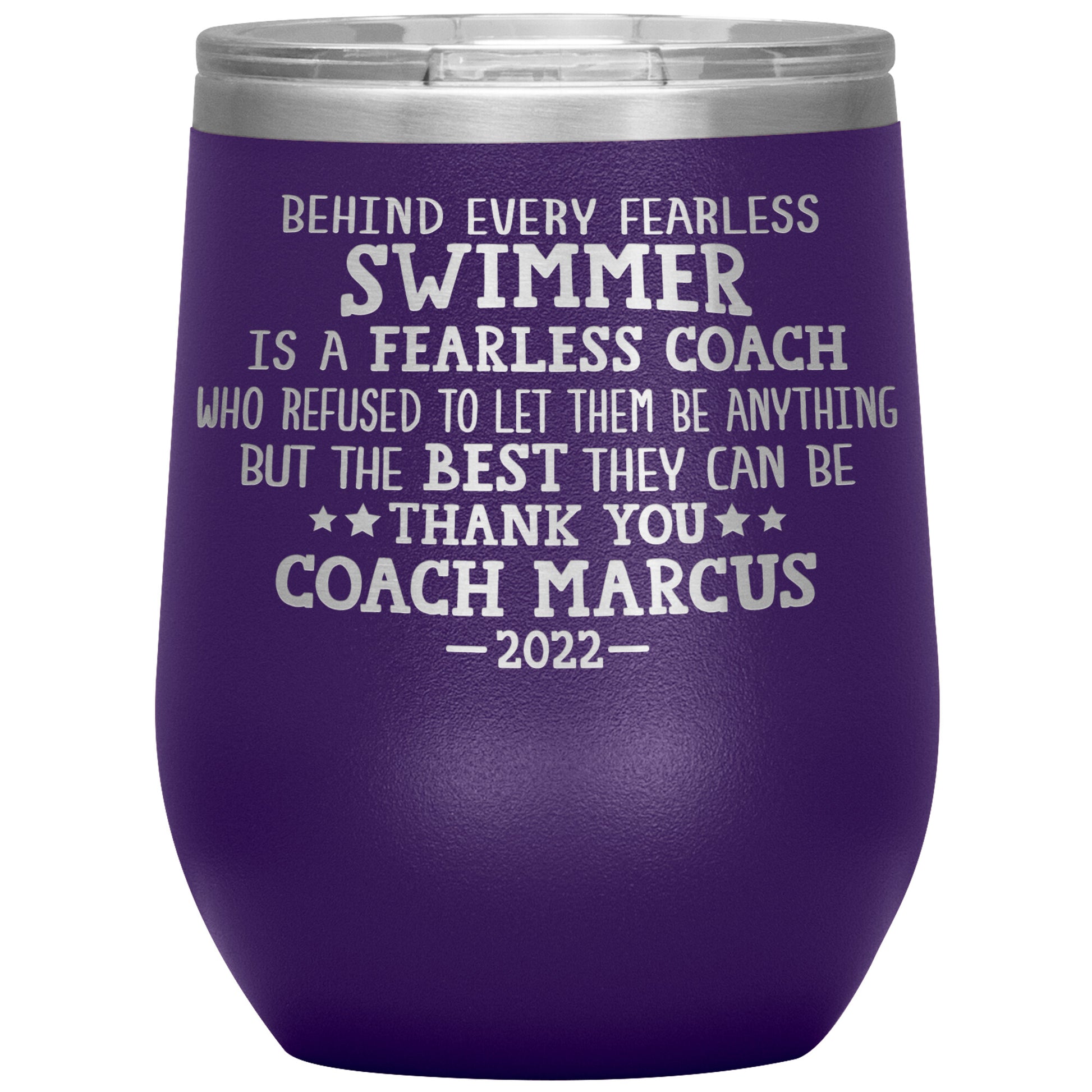 Fearless Swimming Coach Tumbler