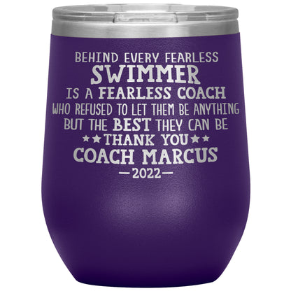 Fearless Swimming Coach Tumbler