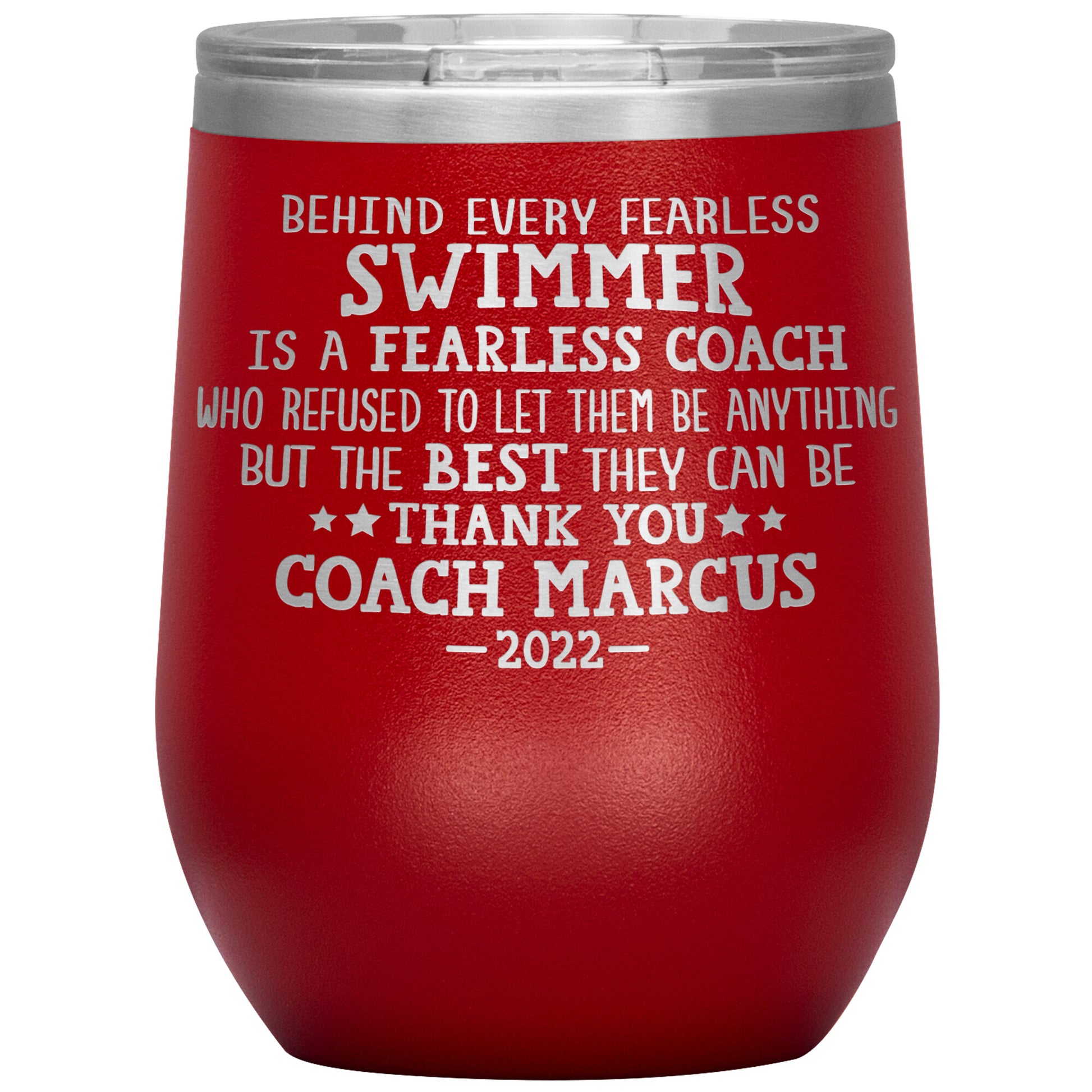 Fearless Swimming Coach Tumbler