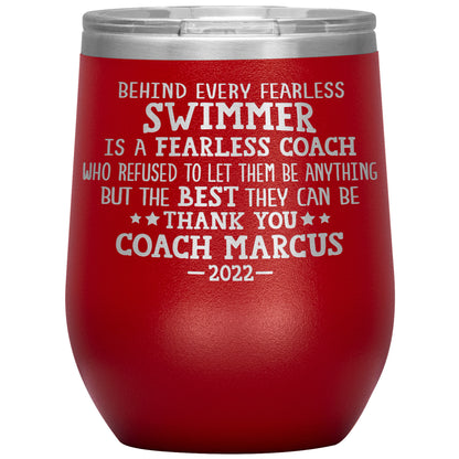 Fearless Swimming Coach Tumbler