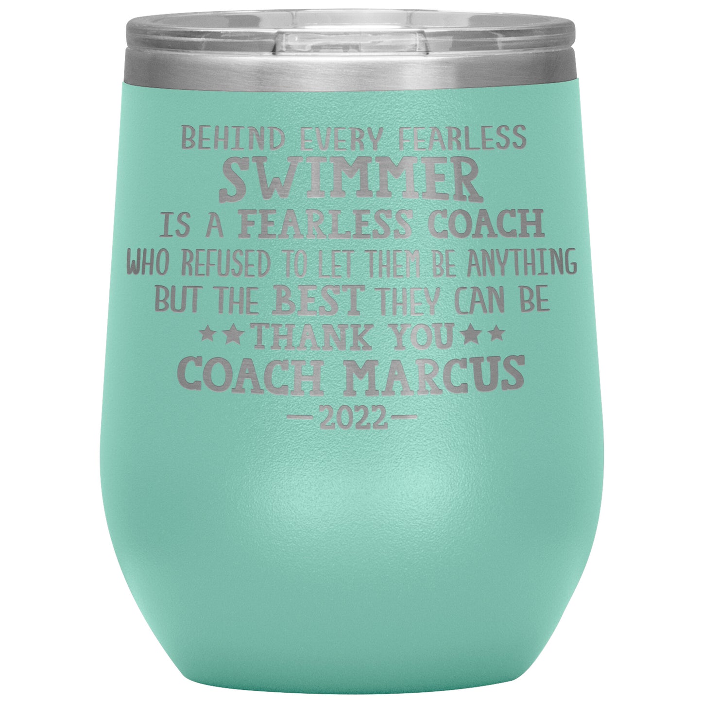 Fearless Swimming Coach Tumbler