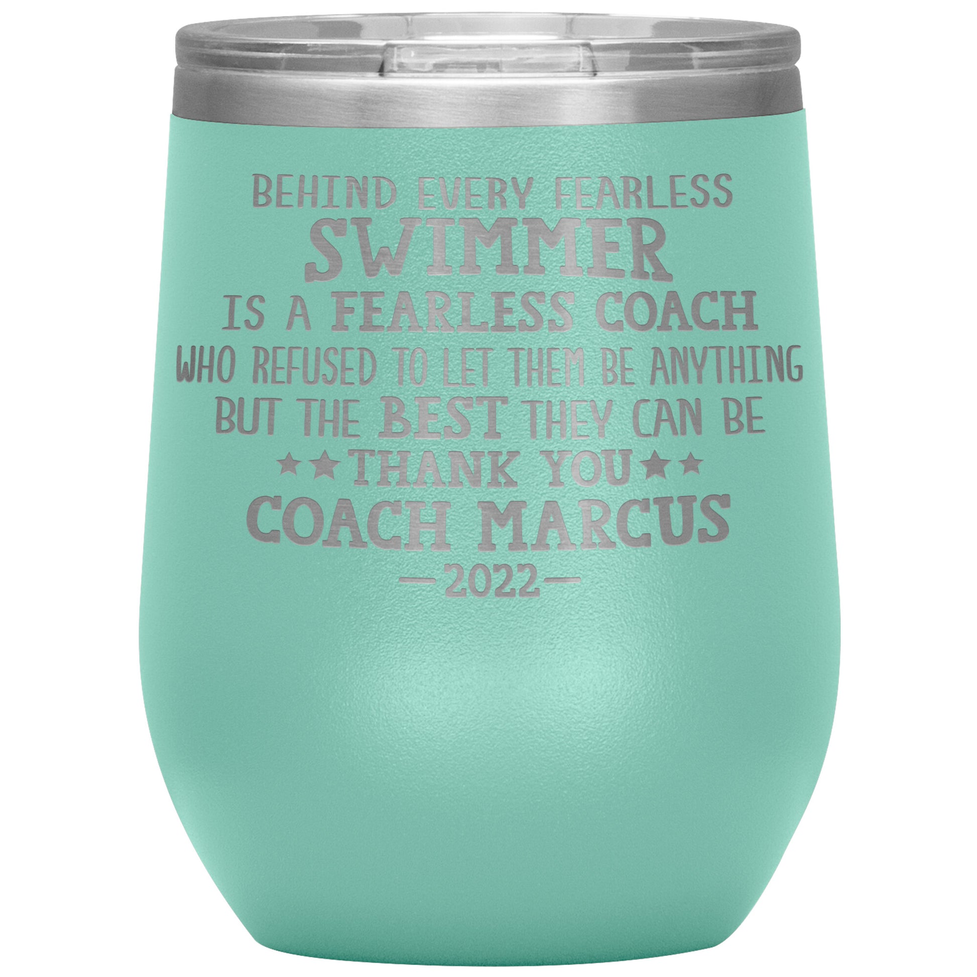 Fearless Swimming Coach Tumbler