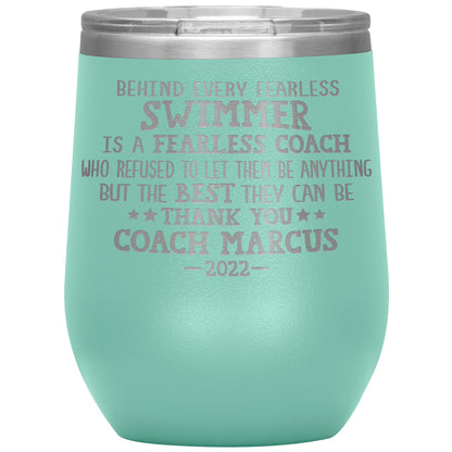 Fearless Swimming Coach Tumbler