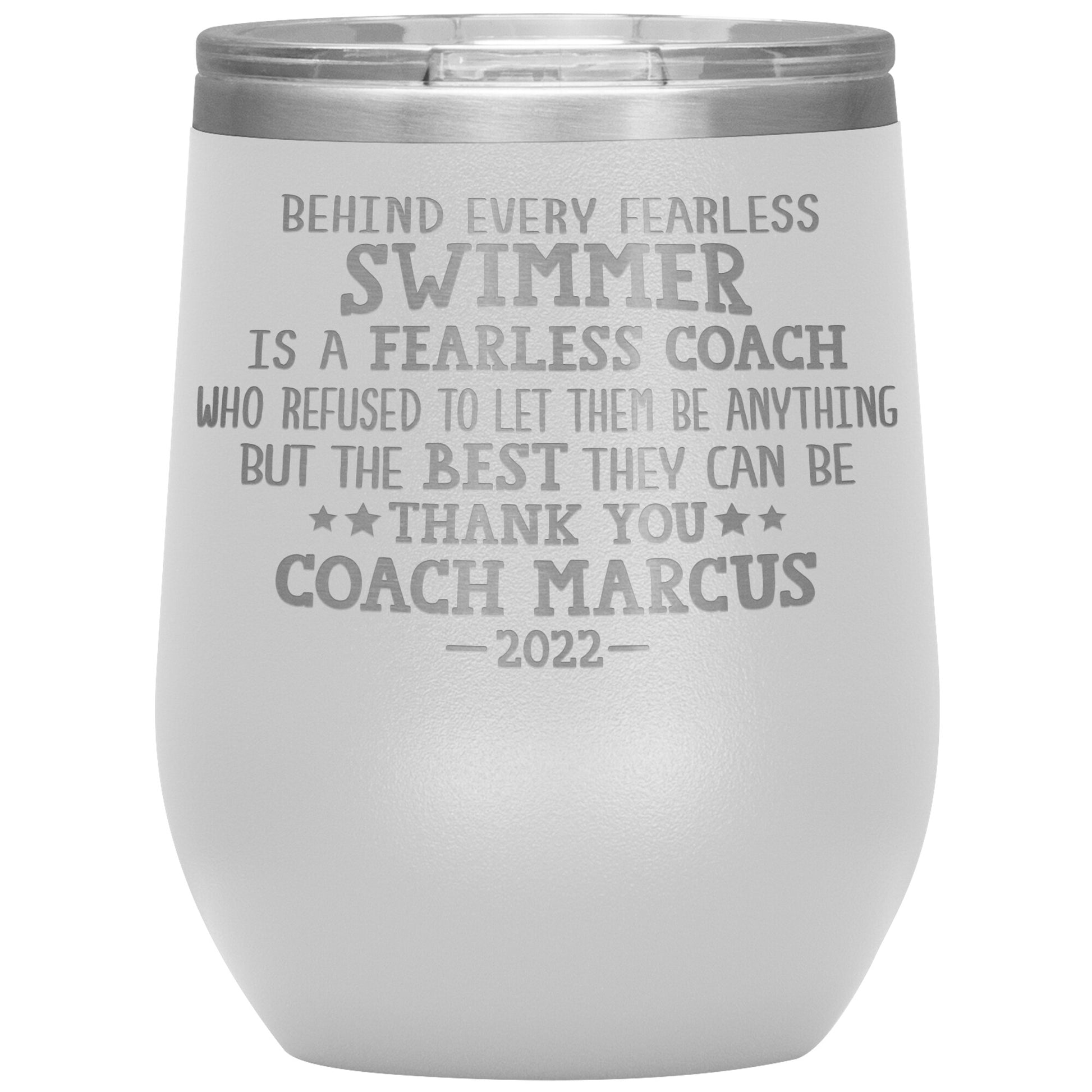 Fearless Swimming Coach Tumbler