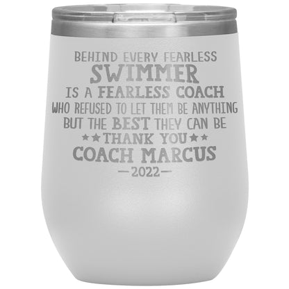 Fearless Swimming Coach Tumbler