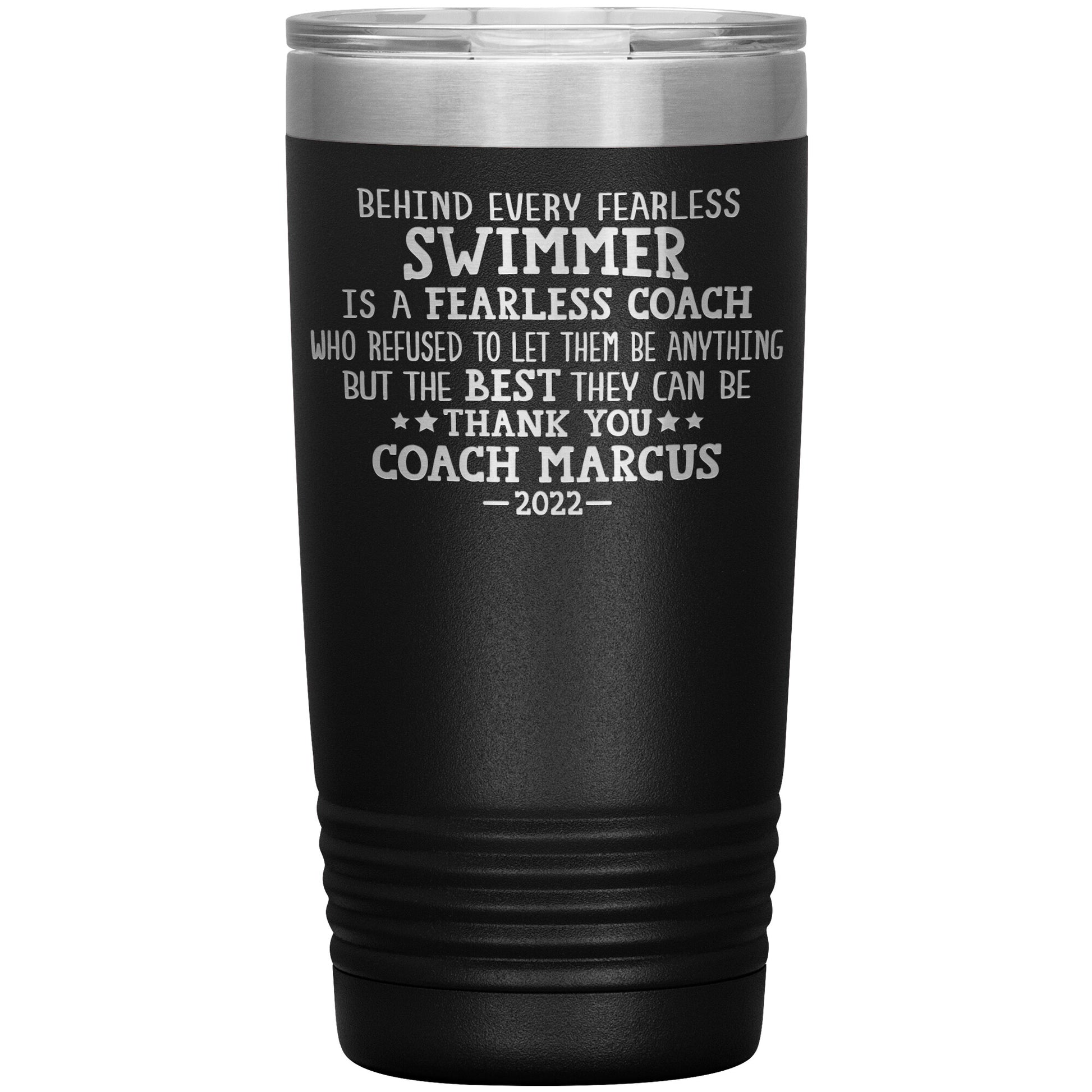 Fearless Swimming Coach Tumbler