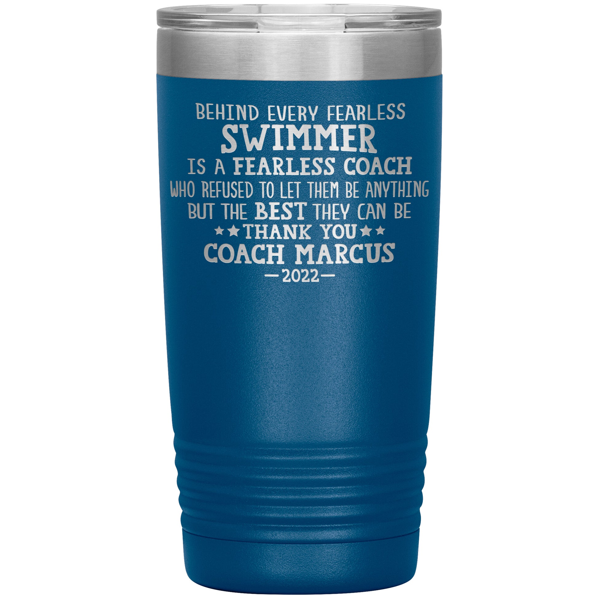 Fearless Swimming Coach Tumbler