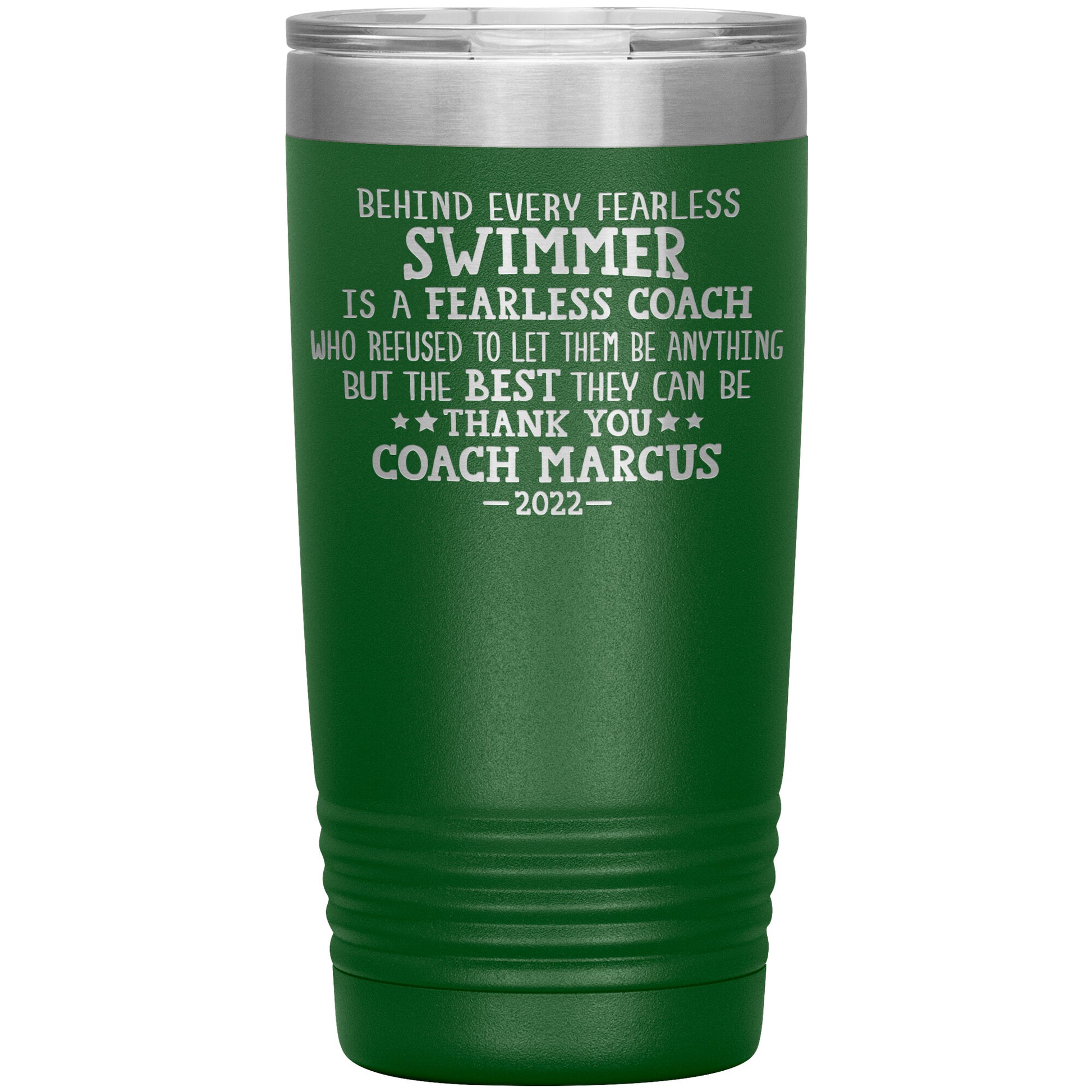 Fearless Swimming Coach Tumbler