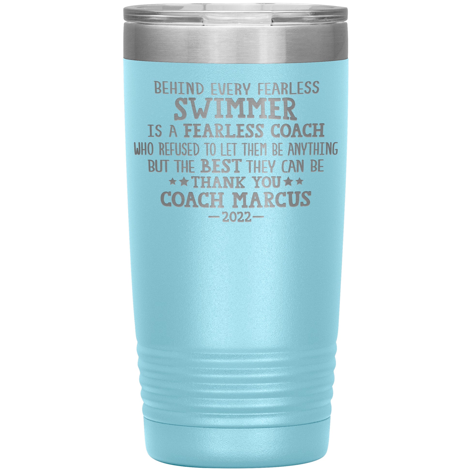 Fearless Swimming Coach Tumbler
