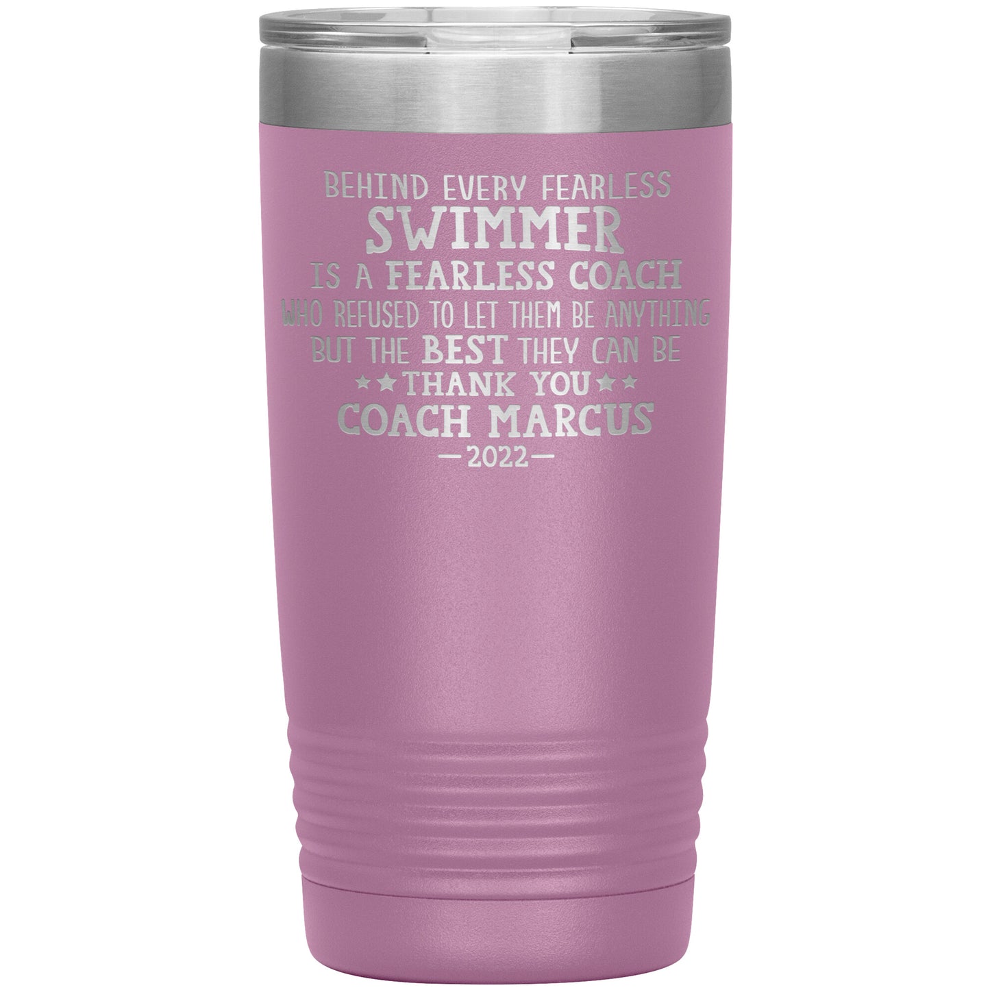 Fearless Swimming Coach Tumbler