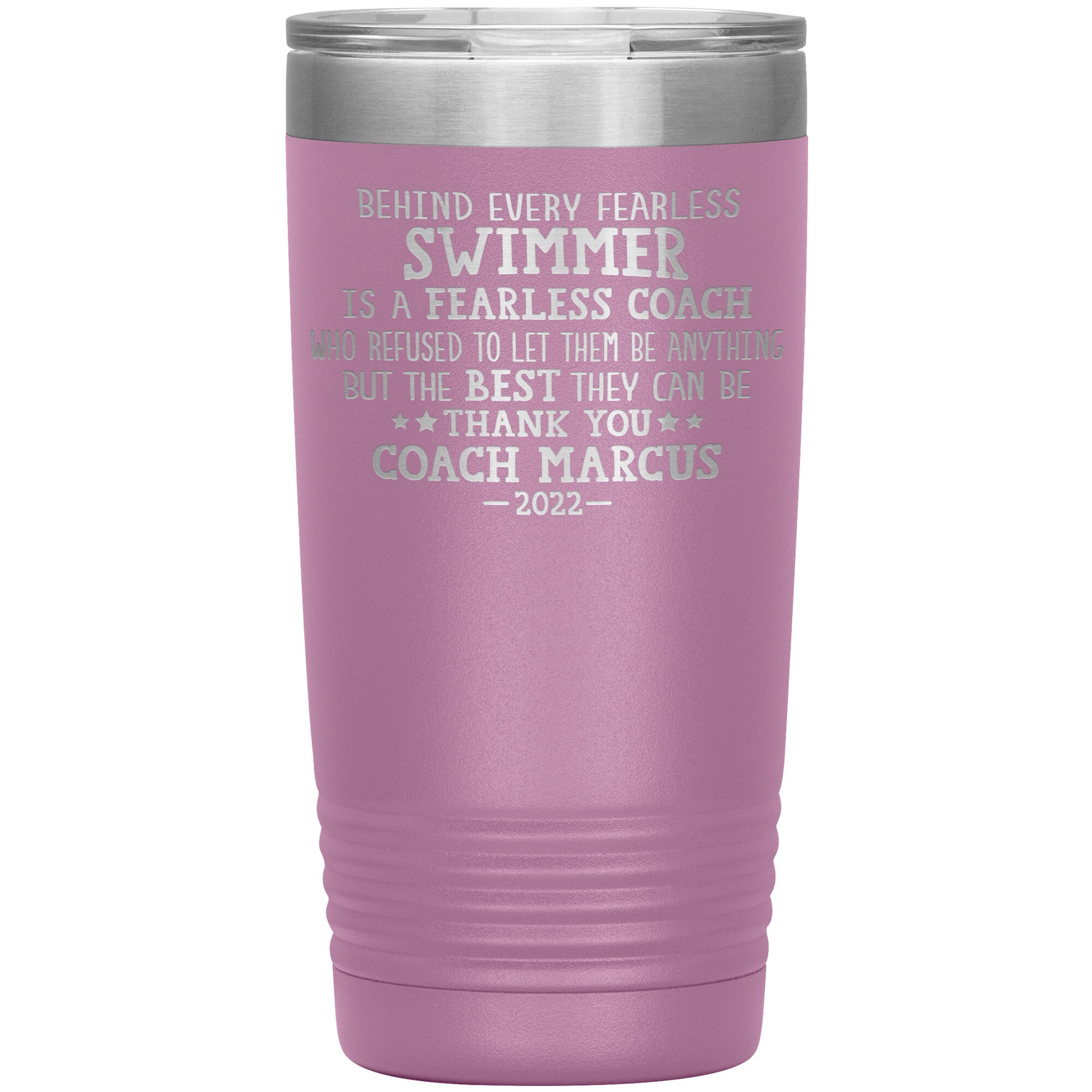 Fearless Swimming Coach Tumbler