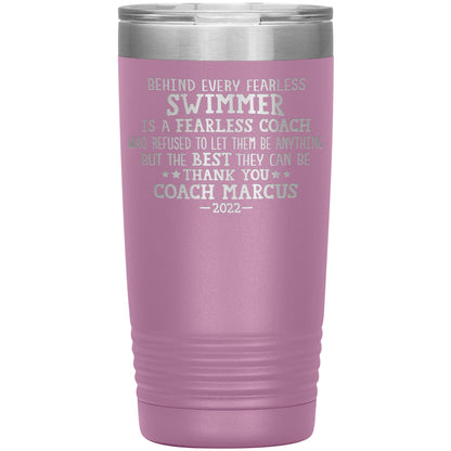 Fearless Swimming Coach Tumbler