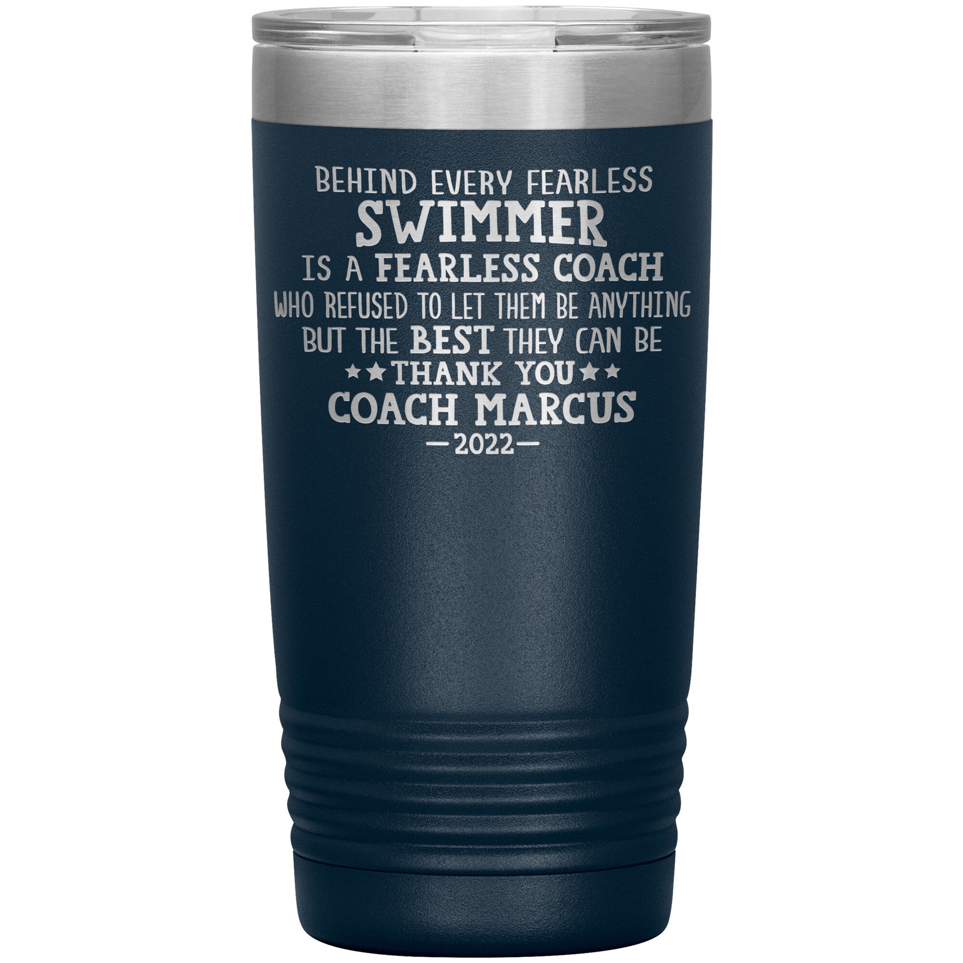 Fearless Swimming Coach Tumbler