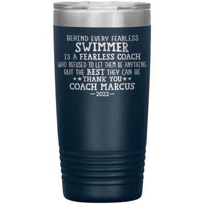 Fearless Swimming Coach Tumbler