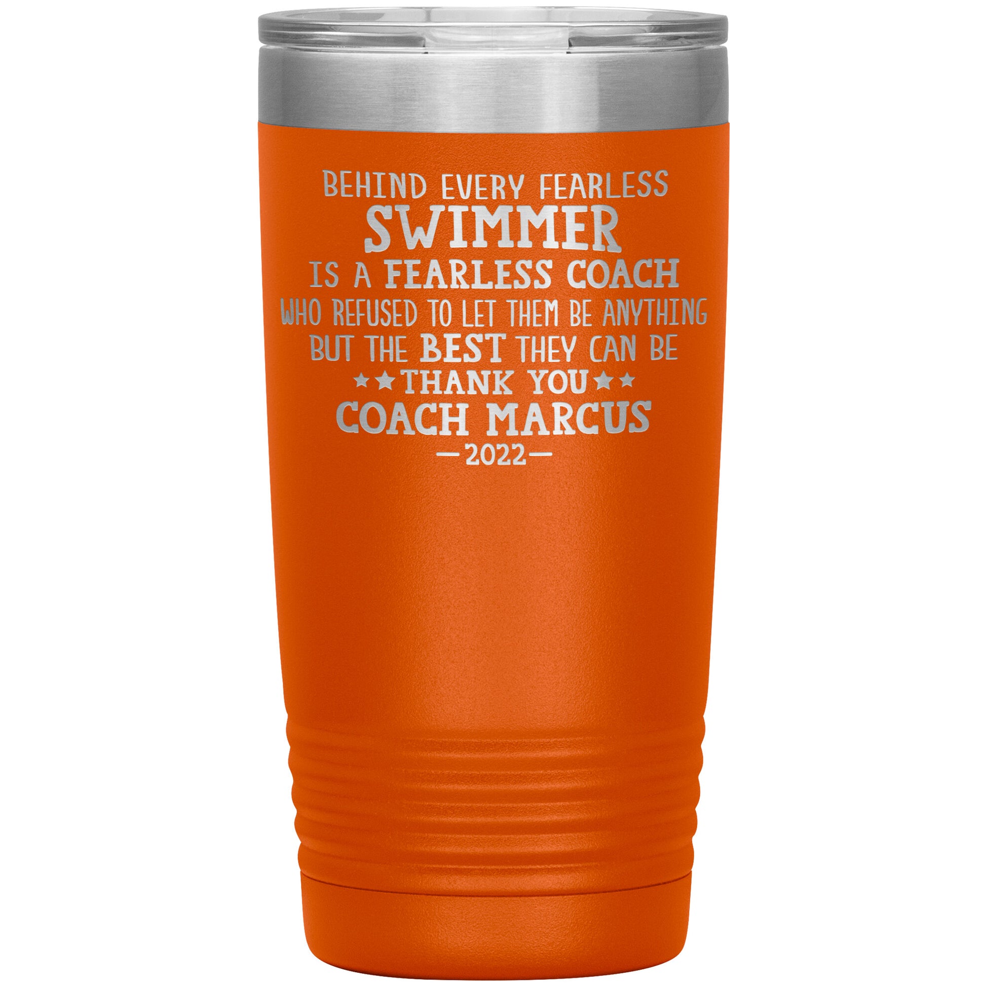 Fearless Swimming Coach Tumbler
